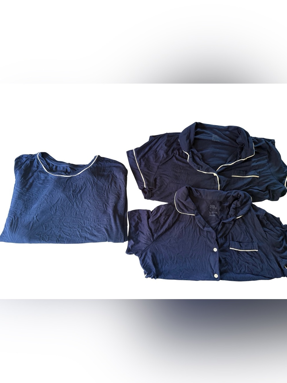 Stars Above Pajama Navy Pajama Tops